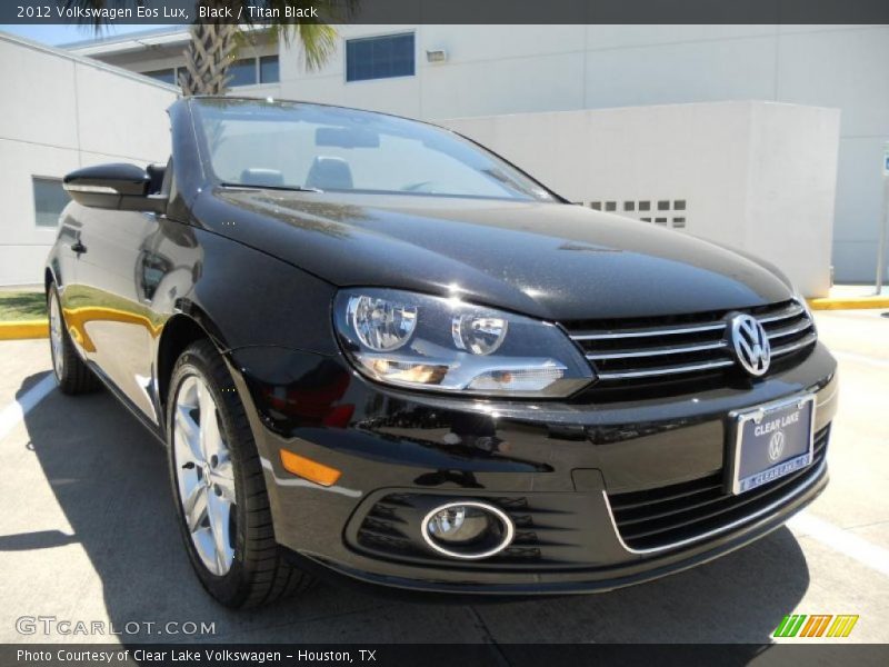 Black / Titan Black 2012 Volkswagen Eos Lux