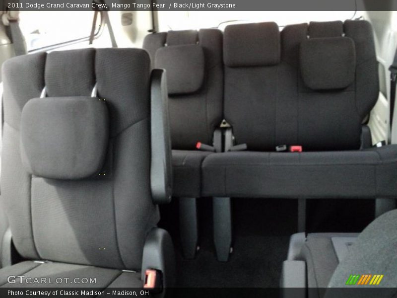  2011 Grand Caravan Crew Black/Light Graystone Interior