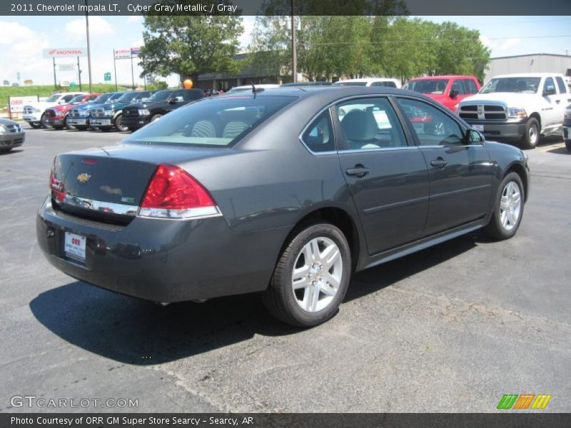 Cyber Gray Metallic / Gray 2011 Chevrolet Impala LT