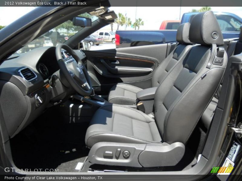 Black / Titan Black 2012 Volkswagen Eos Lux