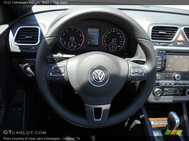 Black / Titan Black 2012 Volkswagen Eos Lux
