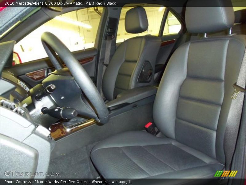 Mars Red / Black 2010 Mercedes-Benz C 300 Luxury 4Matic