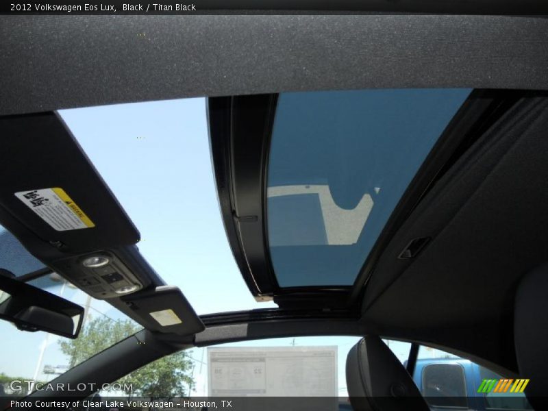 Black / Titan Black 2012 Volkswagen Eos Lux