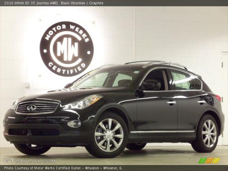 Black Obsidian / Graphite 2010 Infiniti EX 35 Journey AWD