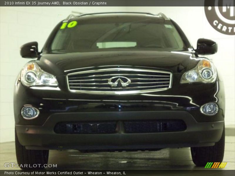 Black Obsidian / Graphite 2010 Infiniti EX 35 Journey AWD