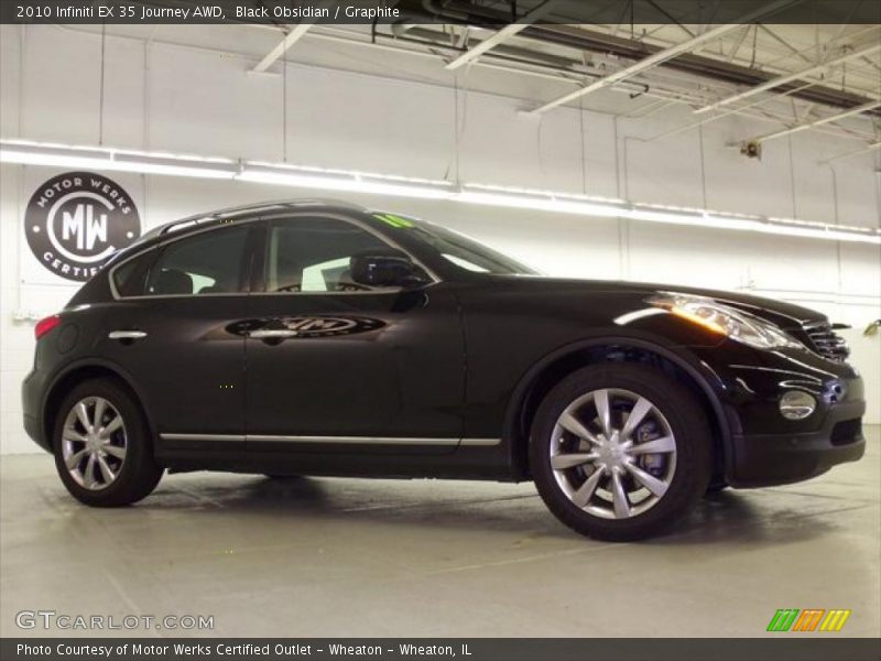 Black Obsidian / Graphite 2010 Infiniti EX 35 Journey AWD