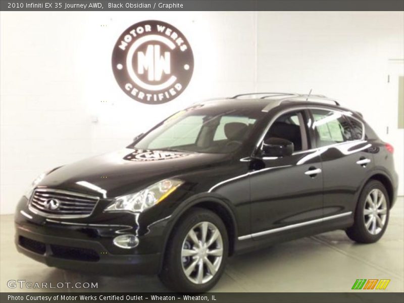 Black Obsidian / Graphite 2010 Infiniti EX 35 Journey AWD