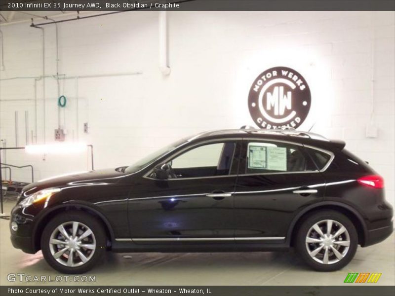 Black Obsidian / Graphite 2010 Infiniti EX 35 Journey AWD