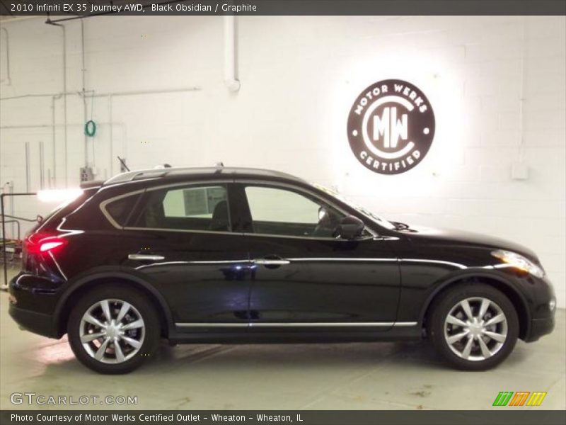 Black Obsidian / Graphite 2010 Infiniti EX 35 Journey AWD