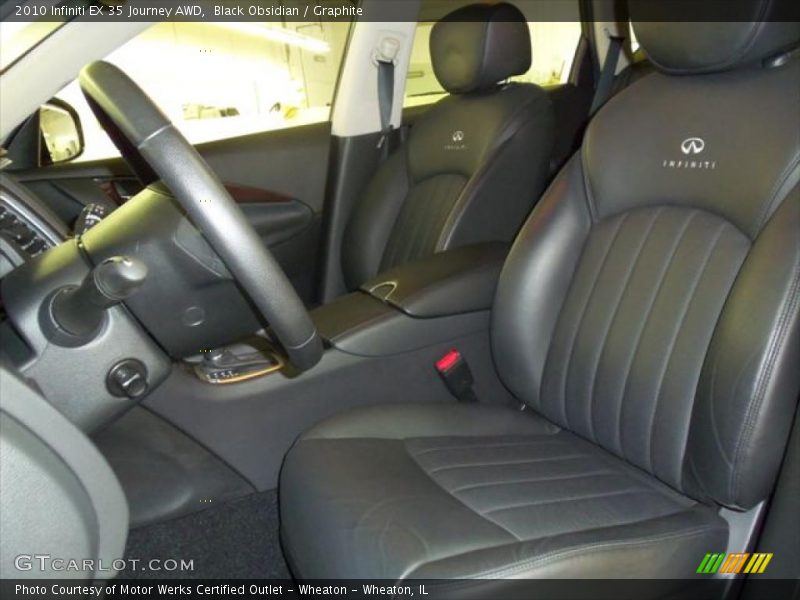 Black Obsidian / Graphite 2010 Infiniti EX 35 Journey AWD