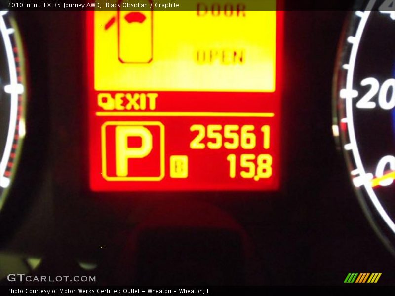 Black Obsidian / Graphite 2010 Infiniti EX 35 Journey AWD