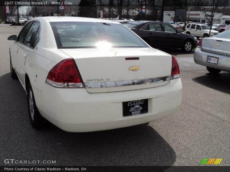White / Gray 2007 Chevrolet Impala LT