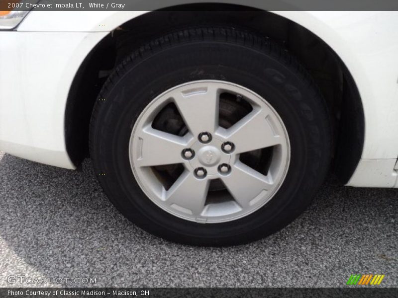 White / Gray 2007 Chevrolet Impala LT