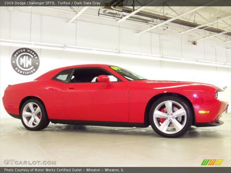 TorRed / Dark Slate Gray 2009 Dodge Challenger SRT8