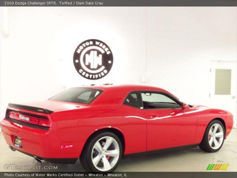 TorRed / Dark Slate Gray 2009 Dodge Challenger SRT8