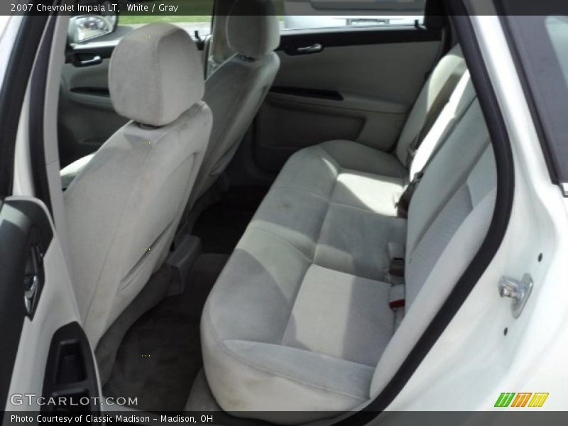 White / Gray 2007 Chevrolet Impala LT