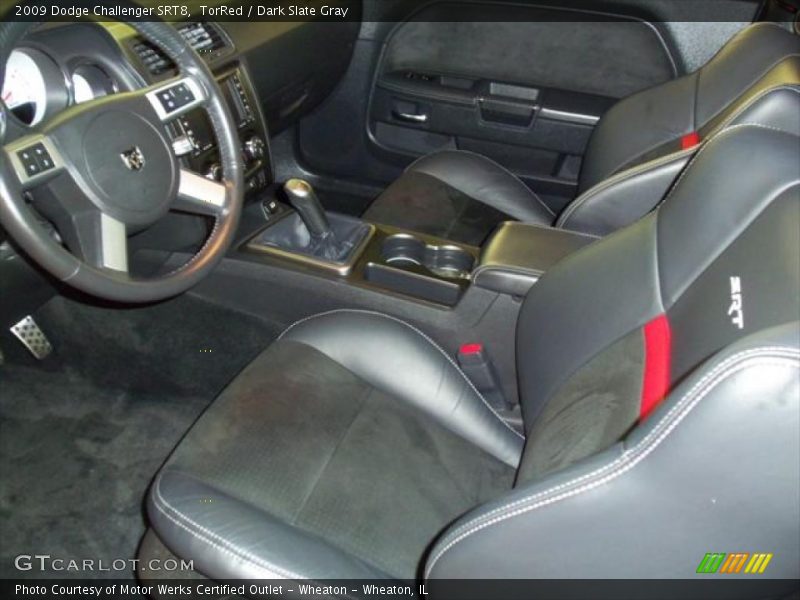 TorRed / Dark Slate Gray 2009 Dodge Challenger SRT8
