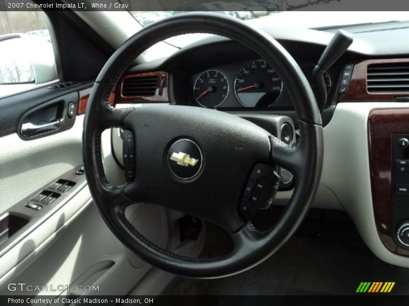 White / Gray 2007 Chevrolet Impala LT