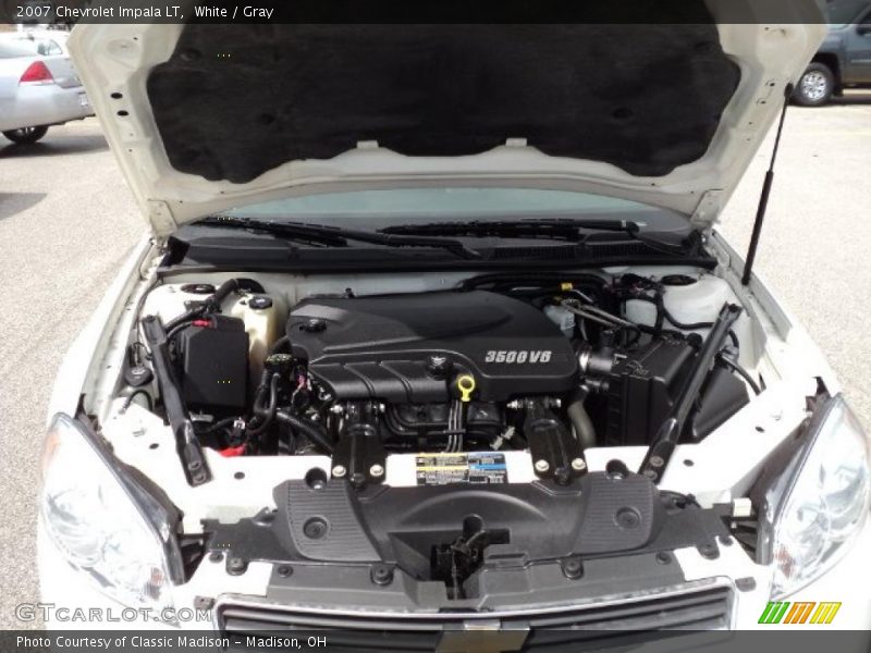 White / Gray 2007 Chevrolet Impala LT