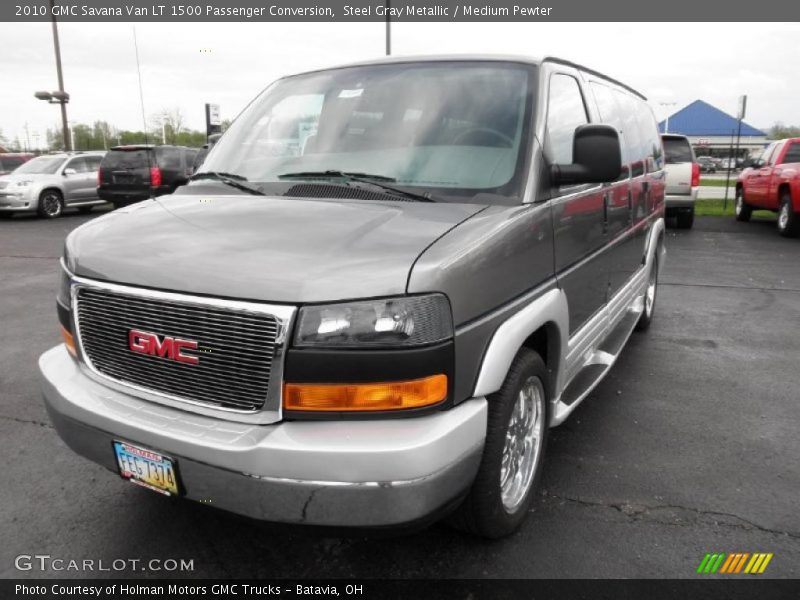 Steel Gray Metallic / Medium Pewter 2010 GMC Savana Van LT 1500 Passenger Conversion