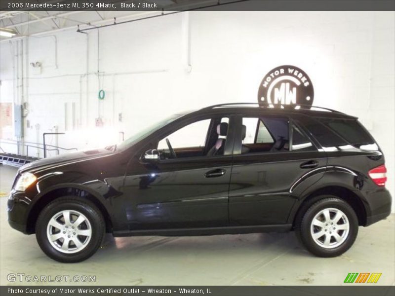 Black / Black 2006 Mercedes-Benz ML 350 4Matic