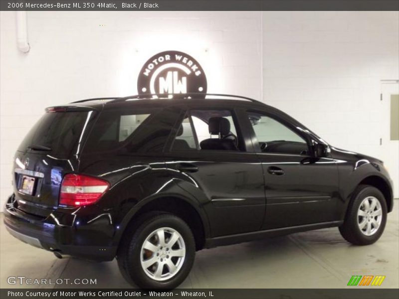 Black / Black 2006 Mercedes-Benz ML 350 4Matic