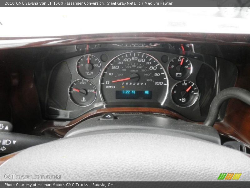 Steel Gray Metallic / Medium Pewter 2010 GMC Savana Van LT 1500 Passenger Conversion