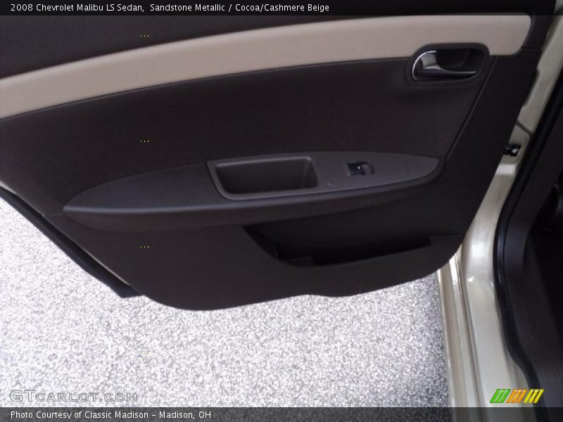 Sandstone Metallic / Cocoa/Cashmere Beige 2008 Chevrolet Malibu LS Sedan