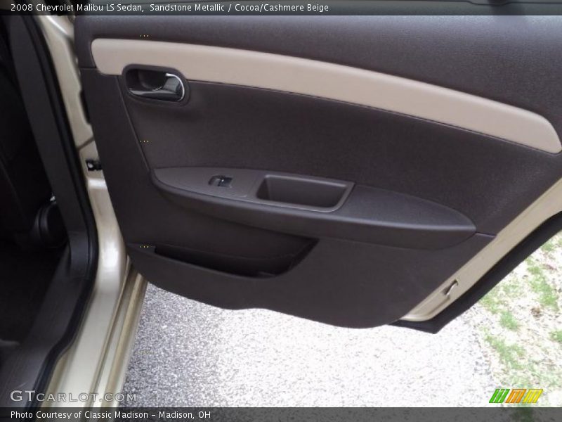 Sandstone Metallic / Cocoa/Cashmere Beige 2008 Chevrolet Malibu LS Sedan