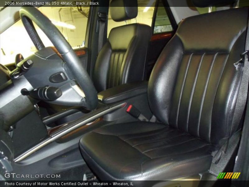 Black / Black 2006 Mercedes-Benz ML 350 4Matic