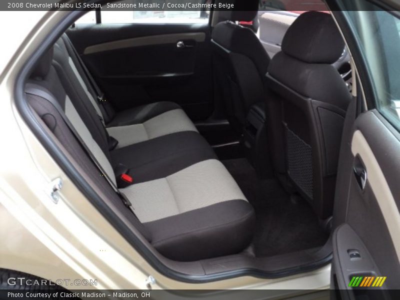 Sandstone Metallic / Cocoa/Cashmere Beige 2008 Chevrolet Malibu LS Sedan