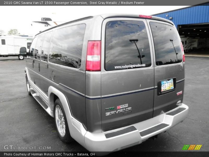 Steel Gray Metallic / Medium Pewter 2010 GMC Savana Van LT 1500 Passenger Conversion