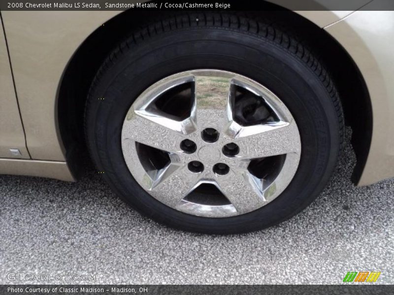 Sandstone Metallic / Cocoa/Cashmere Beige 2008 Chevrolet Malibu LS Sedan