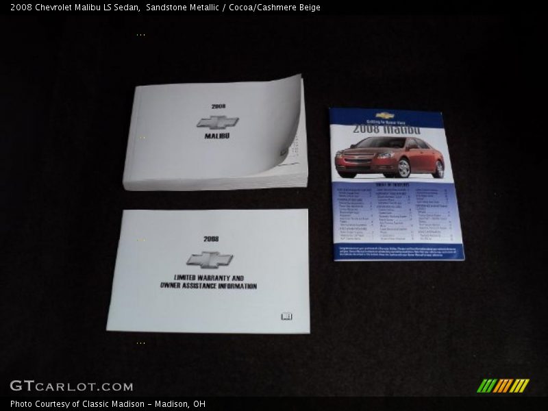 Sandstone Metallic / Cocoa/Cashmere Beige 2008 Chevrolet Malibu LS Sedan