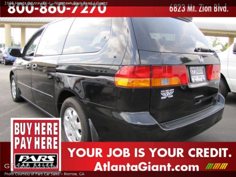 Nighthawk Black Pearl / Quartz 2003 Honda Odyssey EX-L