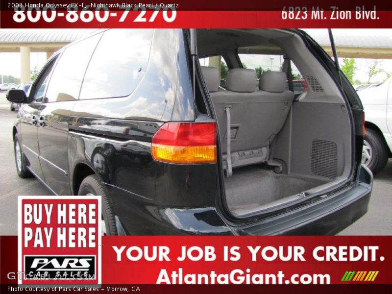 Nighthawk Black Pearl / Quartz 2003 Honda Odyssey EX-L