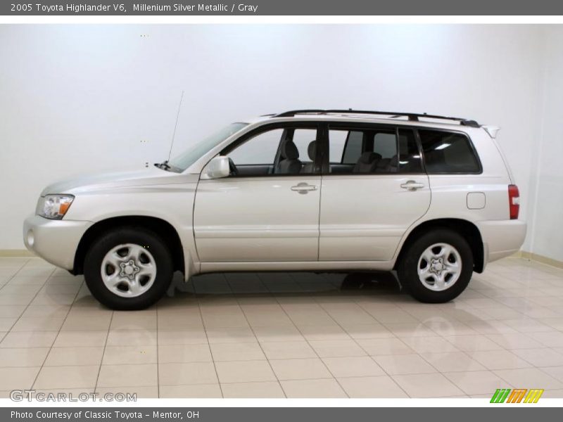 Millenium Silver Metallic / Gray 2005 Toyota Highlander V6