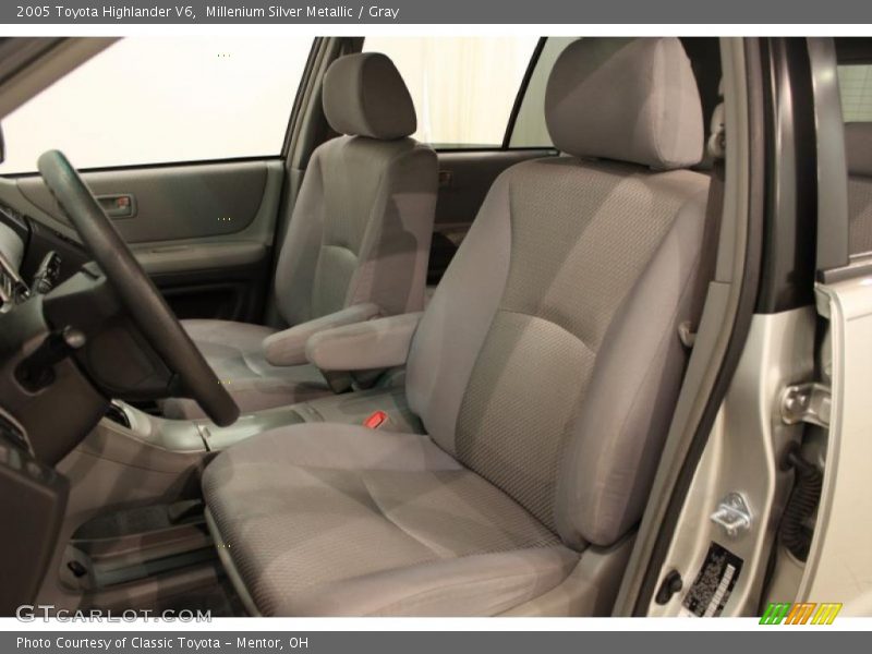 Millenium Silver Metallic / Gray 2005 Toyota Highlander V6