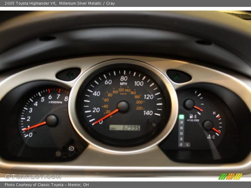 Millenium Silver Metallic / Gray 2005 Toyota Highlander V6