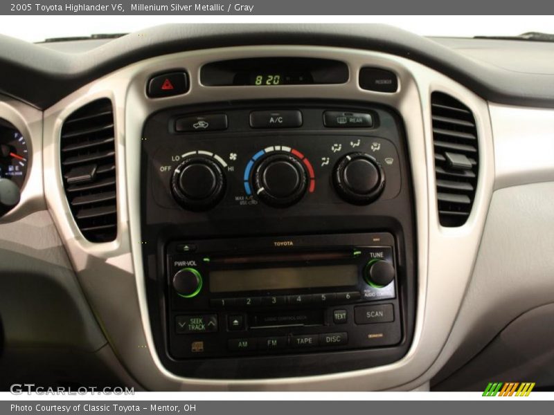 Millenium Silver Metallic / Gray 2005 Toyota Highlander V6