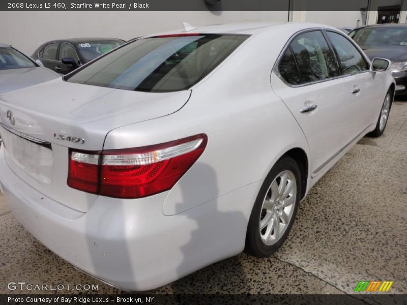 Starfire White Pearl / Black 2008 Lexus LS 460