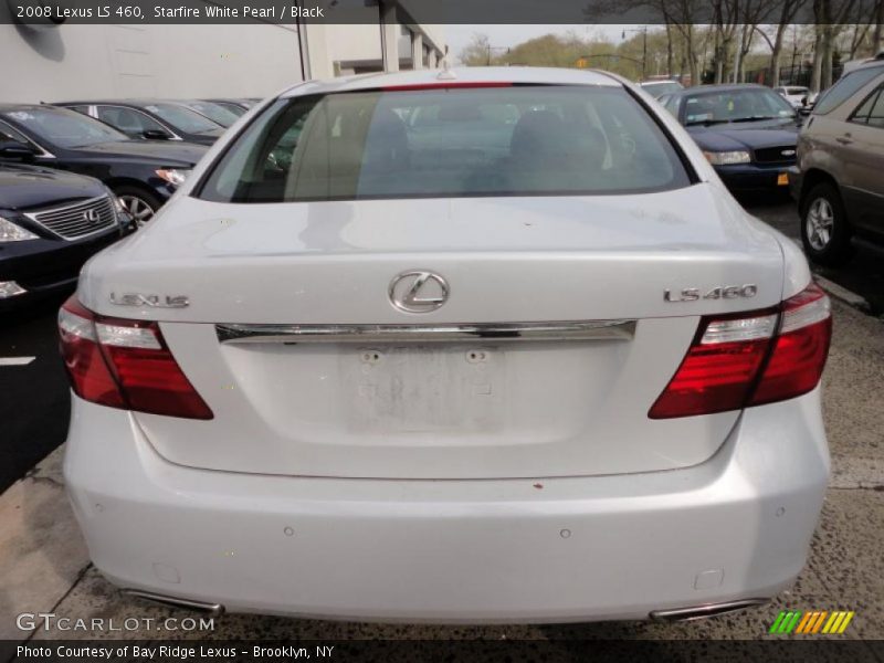 Starfire White Pearl / Black 2008 Lexus LS 460
