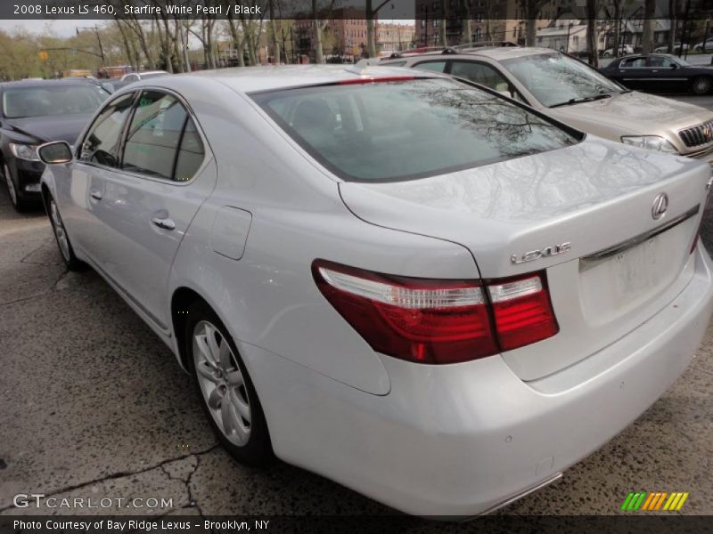 Starfire White Pearl / Black 2008 Lexus LS 460