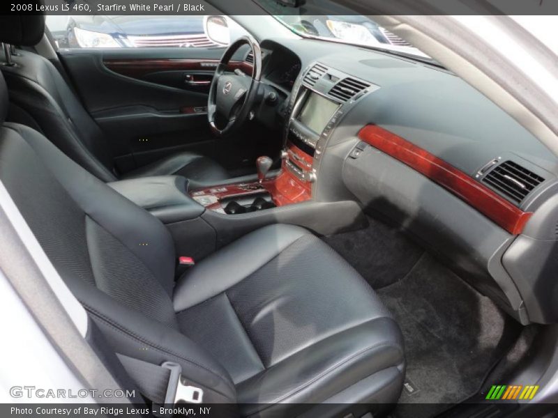 Starfire White Pearl / Black 2008 Lexus LS 460