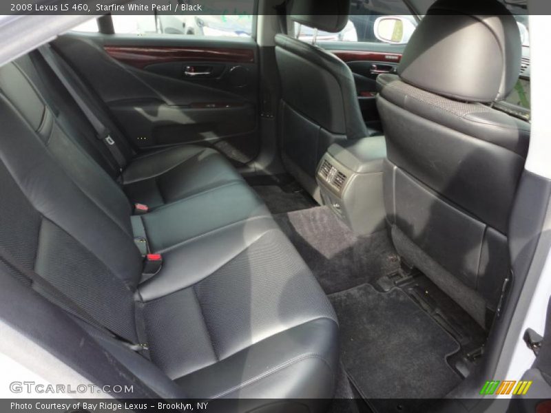 Starfire White Pearl / Black 2008 Lexus LS 460