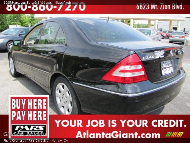 Black / Ash 2005 Mercedes-Benz C 240 Sedan