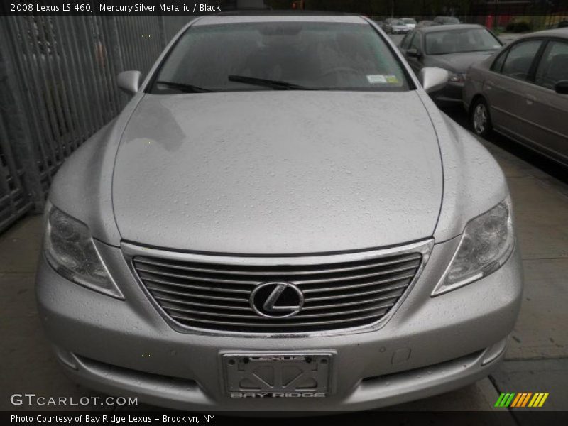 Mercury Silver Metallic / Black 2008 Lexus LS 460