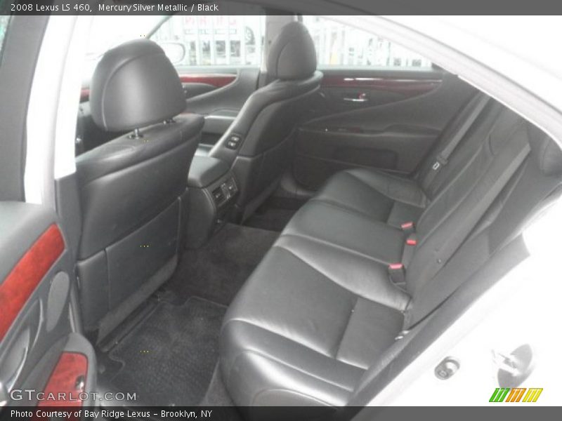 Mercury Silver Metallic / Black 2008 Lexus LS 460