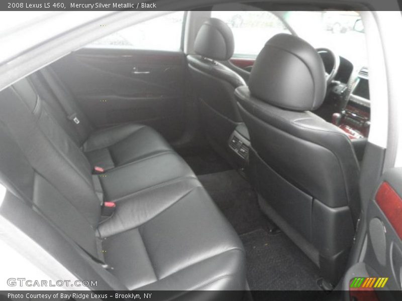 Mercury Silver Metallic / Black 2008 Lexus LS 460