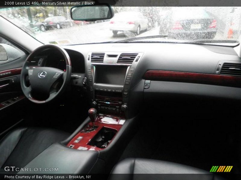 Mercury Silver Metallic / Black 2008 Lexus LS 460